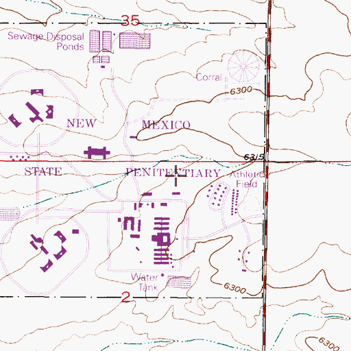 Topographic Map of RG-3824-X Water Well, NM