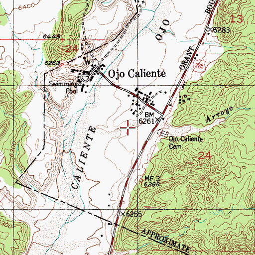 Topographic Map of RG-462 Water Well, NM