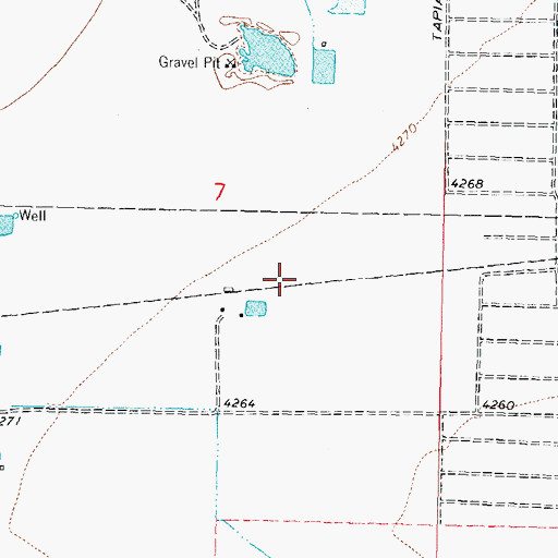 Topographic Map of 10148 Water Well, NM