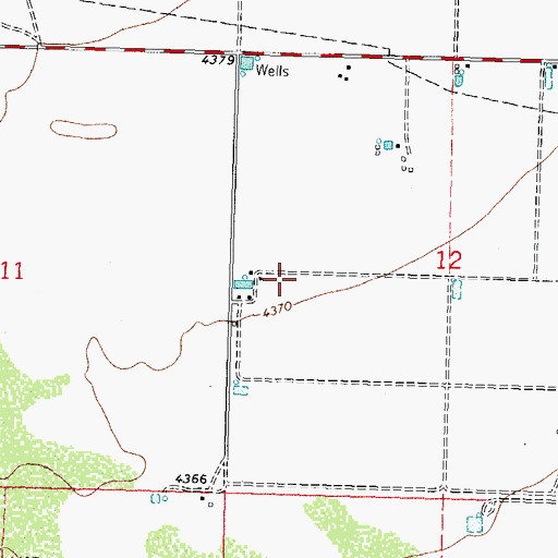 Topographic Map of 00557 Water Well, NM