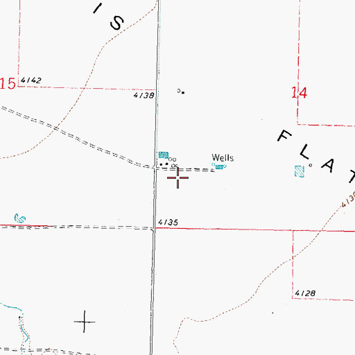 Topographic Map of 00313 Water Well, NM