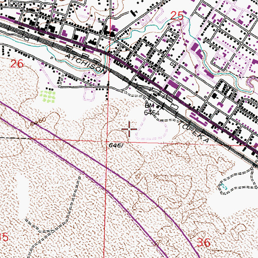 Topographic Map of New Mexico State University-Grants Library, NM