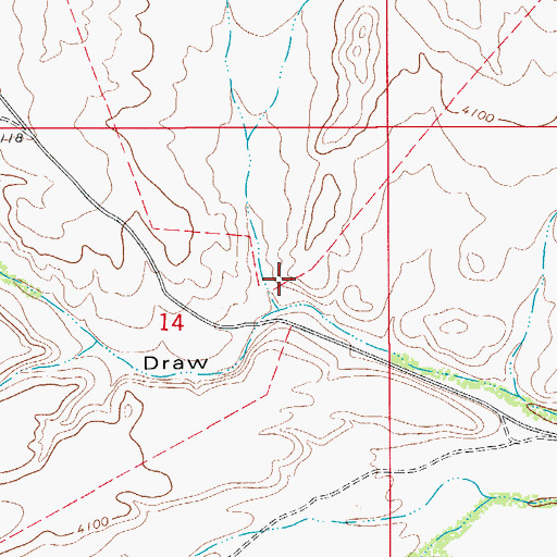 Topographic Map of 20101 Water Well, NM