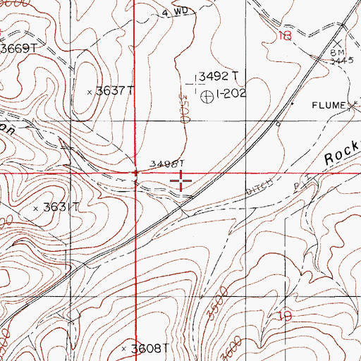 Topographic Map of 06746 Water Well, NM