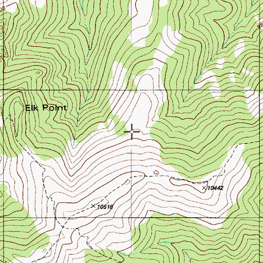 Topographic Map of Elk Point, NM