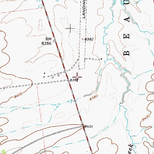 Topographic Map of Angel Fire Airport, NM