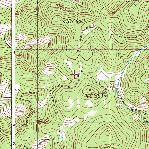 Topographic Map of Big Mike Mine, NM