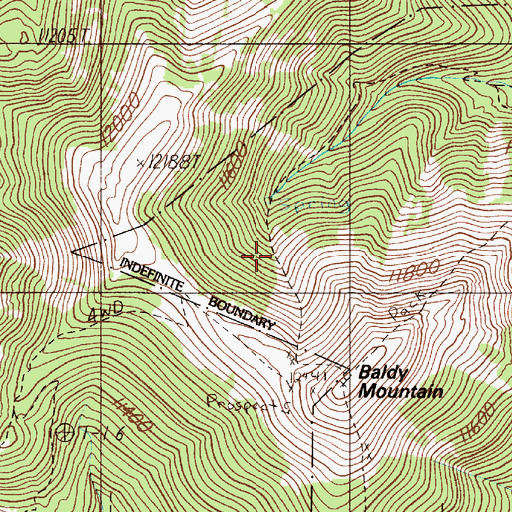 Topographic Map of Mystic Number 3 Mine, NM