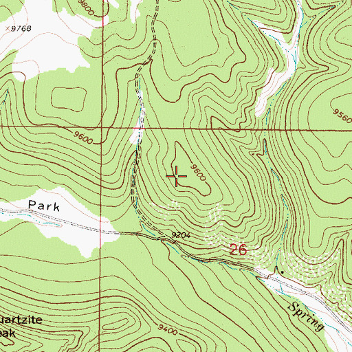 Topographic Map of Midnight Mine, NM