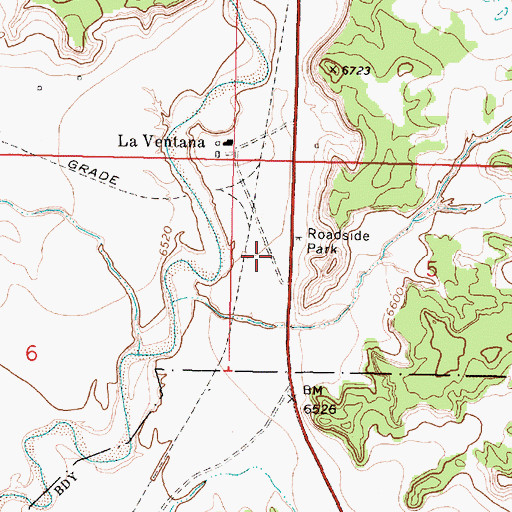 Topographic Map of Wilkins Number 2 Mine, NM