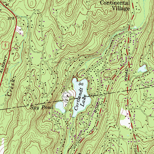 Topographic Map of Canopus Creek, NY