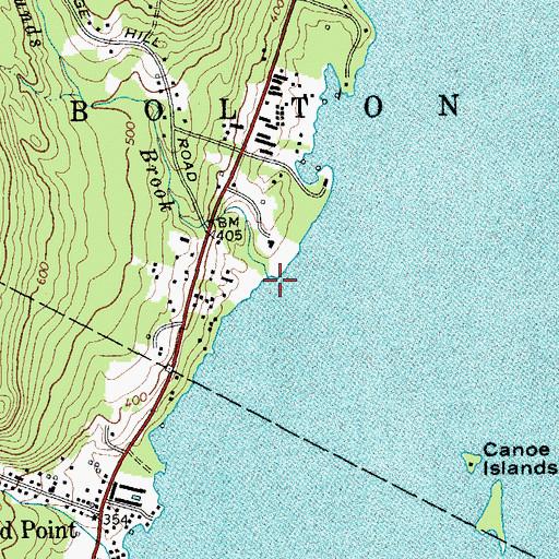 Topographic Map of Edmunds Brook, NY