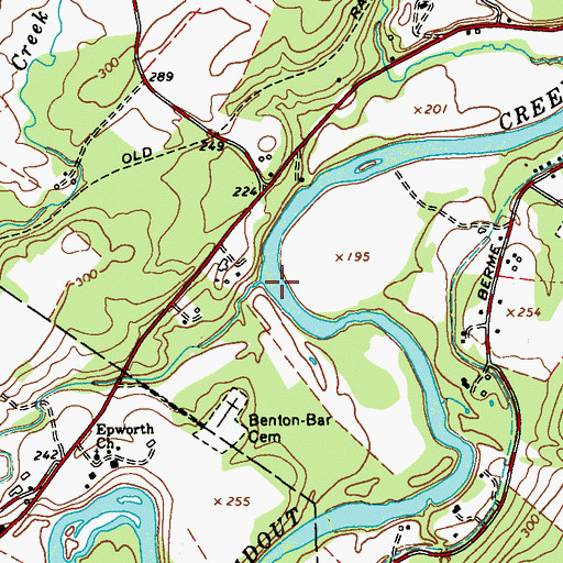 Topographic Map of Kripplebush Creek, NY