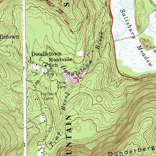 Topographic Map of The Timp Brook, NY