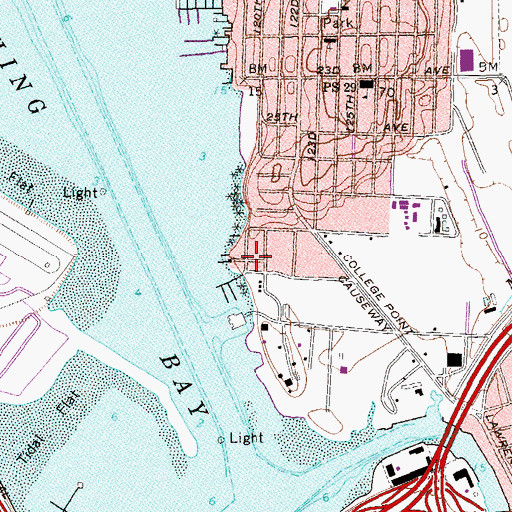 Topographic Map of Cape Ruth, NY
