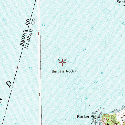Topographic Map of Gangway Rock, NY