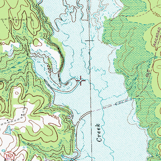 Topographic Map of Cub Creek, NC