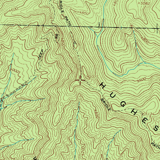Topographic Map of Mine Ridge, NC