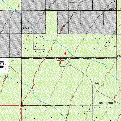 Topographic Map of Rancho del Esperanza, AZ