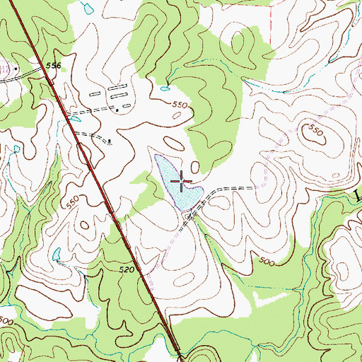 Topographic Map of Collins Lake, NC