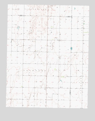 Copeland NW, KS USGS Topographic Map
