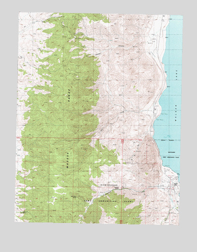 Copper Canyon, NV USGS Topographic Map