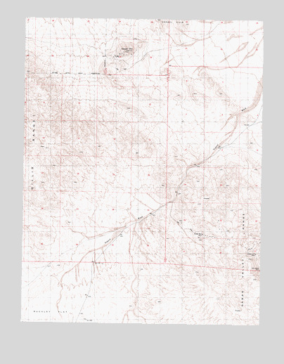 Copper Mountain, NV USGS Topographic Map