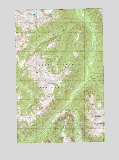 Copper Mountain, WA USGS Topographic Map