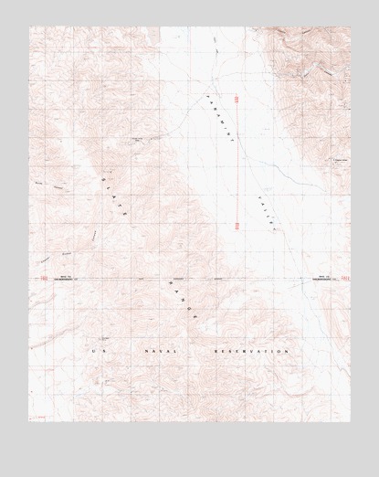 Copper Queen Canyon, CA USGS Topographic Map