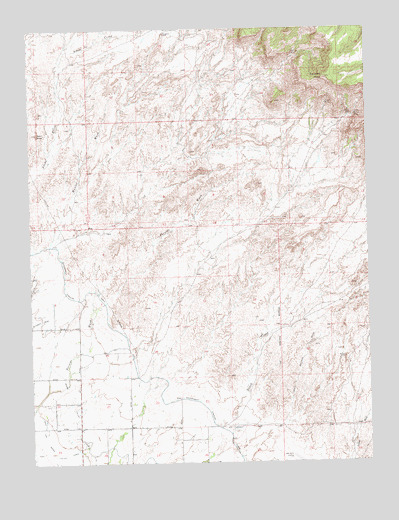 Corcoran Point, CO USGS Topographic Map