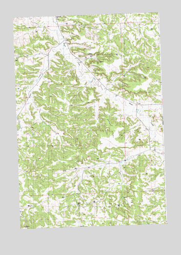 Corey Flat, MT USGS Topographic Map