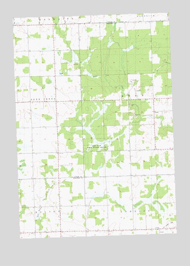 Corinth, WI USGS Topographic Map