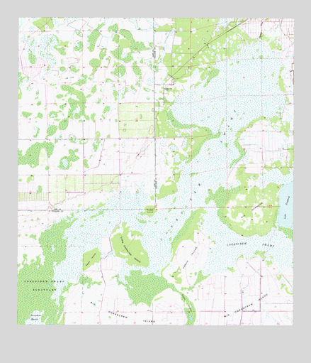 Corkscrew, FL USGS Topographic Map