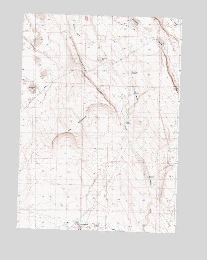 Corn Lake, OR USGS Topographic Map