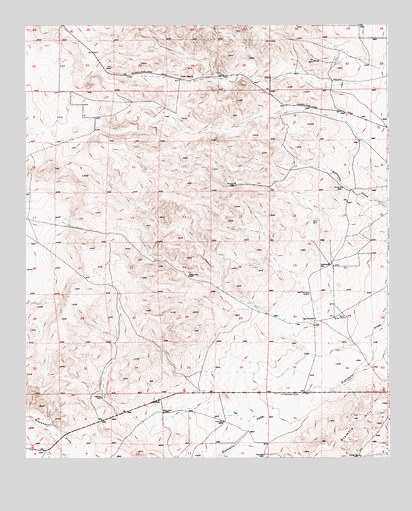 Corn Ranch, NM USGS Topographic Map