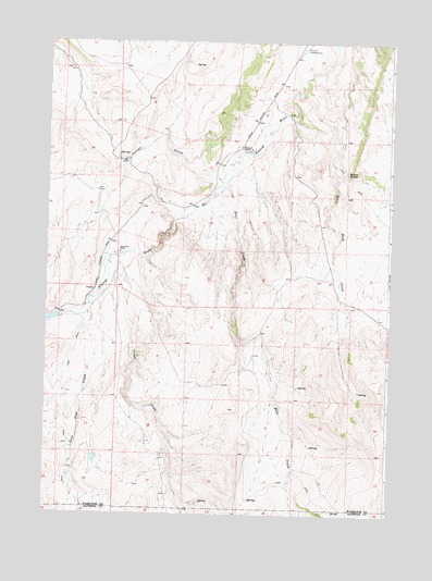 Cornell Gulch, WY USGS Topographic Map