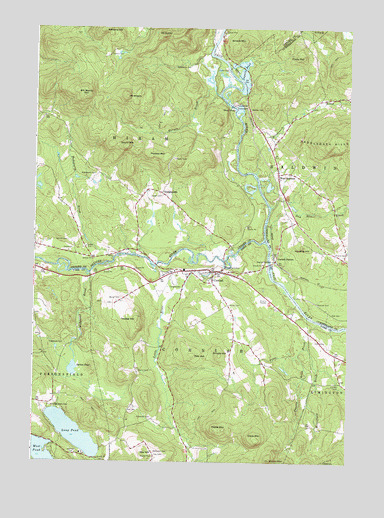 Cornish, ME USGS Topographic Map