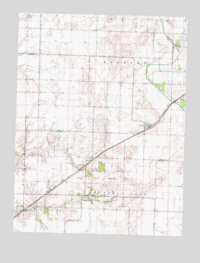 Cornland, IL USGS Topographic Map