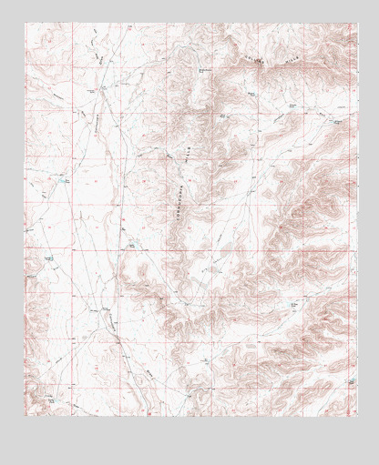 Cornucopia Ranch, NM USGS Topographic Map