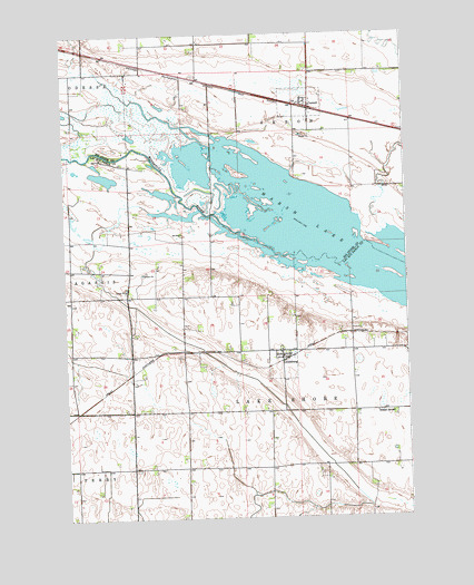 Correll, MN USGS Topographic Map
