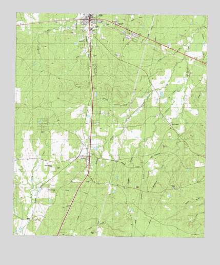 Corrigan, TX USGS Topographic Map