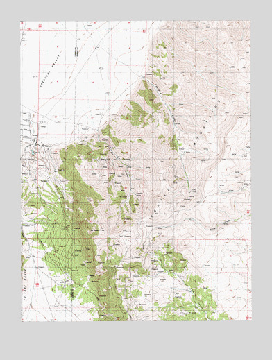 Cortez, NV USGS Topographic Map