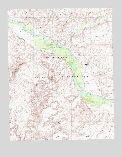 Aneth, UT USGS Topographic Map