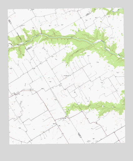 Coryell, TX USGS Topographic Map