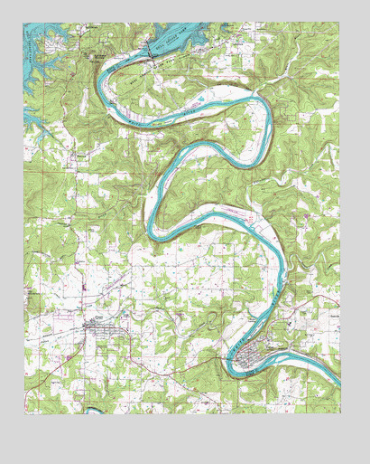 Cotter, AR USGS Topographic Map