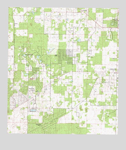 Cotton Plant, FL USGS Topographic Map