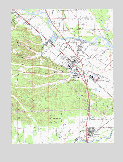 Cottonwood, CA USGS Topographic Map