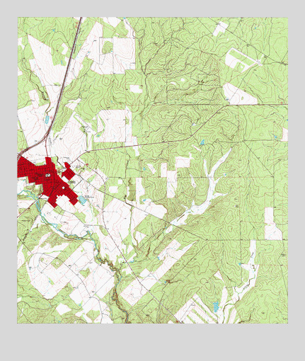 Cotulla, TX USGS Topographic Map