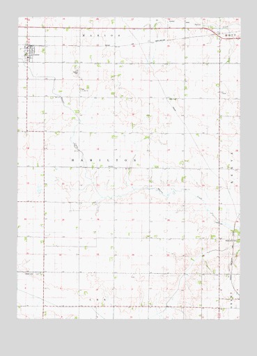 Coulter, IA USGS Topographic Map