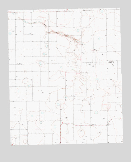 County Line, TX USGS Topographic Map